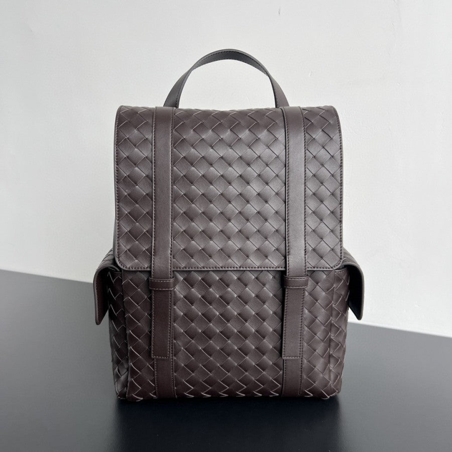 BV Back To School Backpack Intrecciato Leather