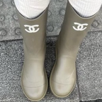 CC 26s   Rain Boots Dark Olive Green Rubber