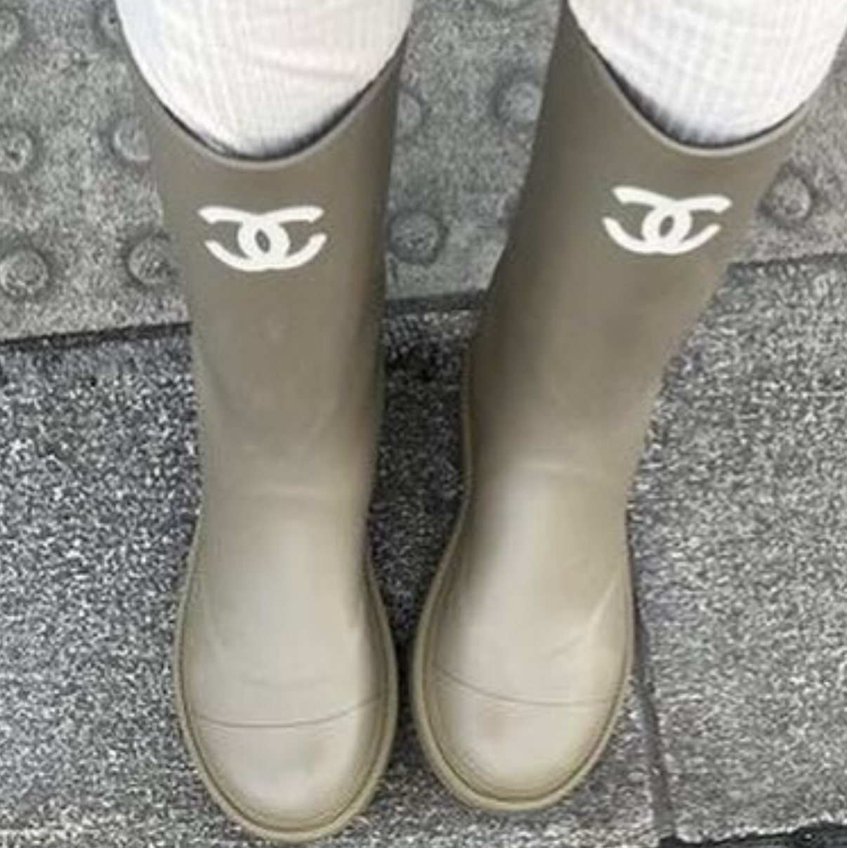 CC 26s   Rain Boots Dark Olive Green Rubber
