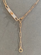 HM KELLY CHAINE CHOKER DROP NECKLACE