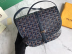BELVEDERE PM BAG 21CM NAVY BLUE CANVAS