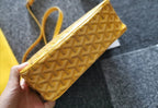 CAP-VERT PM BAG 23X8X14CM YELLOW CANVAS