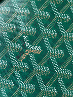 GOYA SECOND-HAND TOAST BAG 21CM GREEN CANVAS