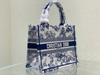 Small CD Book Tote 26.5cm Jardin Botanique Blue