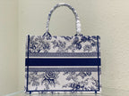 Medium CD Book Tote 36cm Jardin Botanique Blue