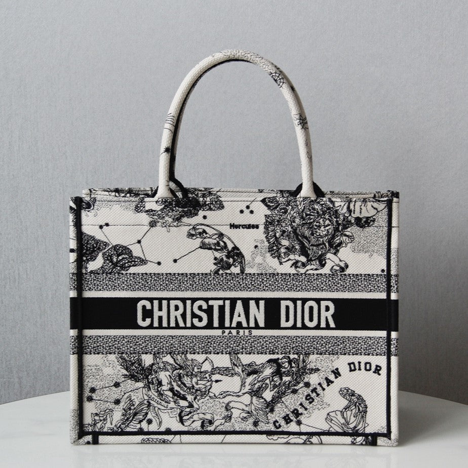 Medium CD Book Tote 36cm Hercules White