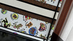 Medium CD Book Tote 36cm White Multicolor Dragon Zodiac Embroidery