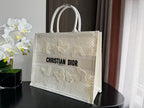 Large CD Book Tote 42cm Butterfly Zodiac White