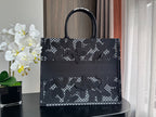 Large CD Book Tote 42cm Butterfly Zodiac Black