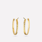 CRUSH HOOP EARRINGS