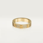LOVE RING 3.6MM DIAMOND PAVED