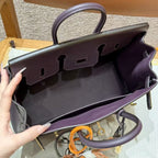 HM BIRKIN 25CM GRAPE PURPLE TOGO LEATHER GOLD HARDWARE