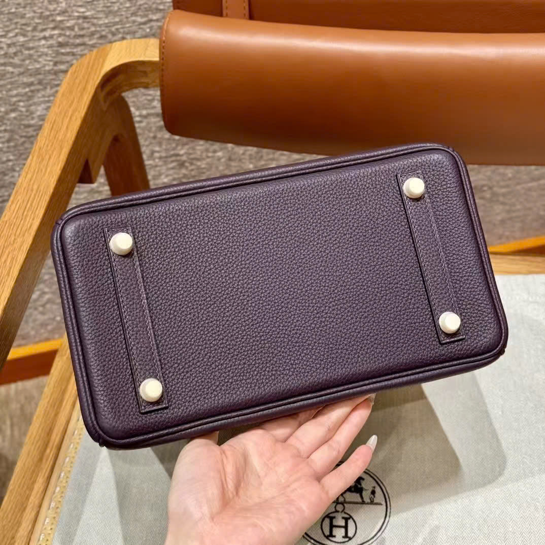 HM BIRKIN 25CM GRAPE PURPLE TOGO LEATHER GOLD HARDWARE