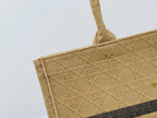 Dior Medium 36 Book Tote Natural Beige Cannage Canvas